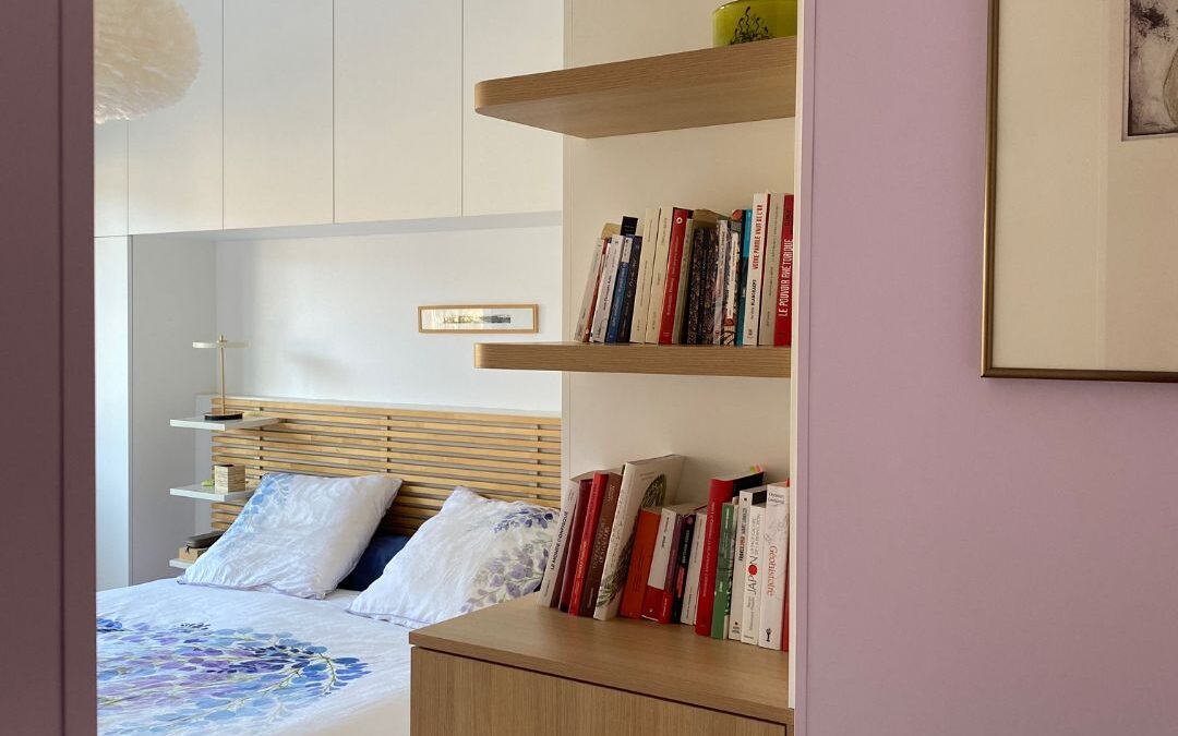 Une chambre lilas