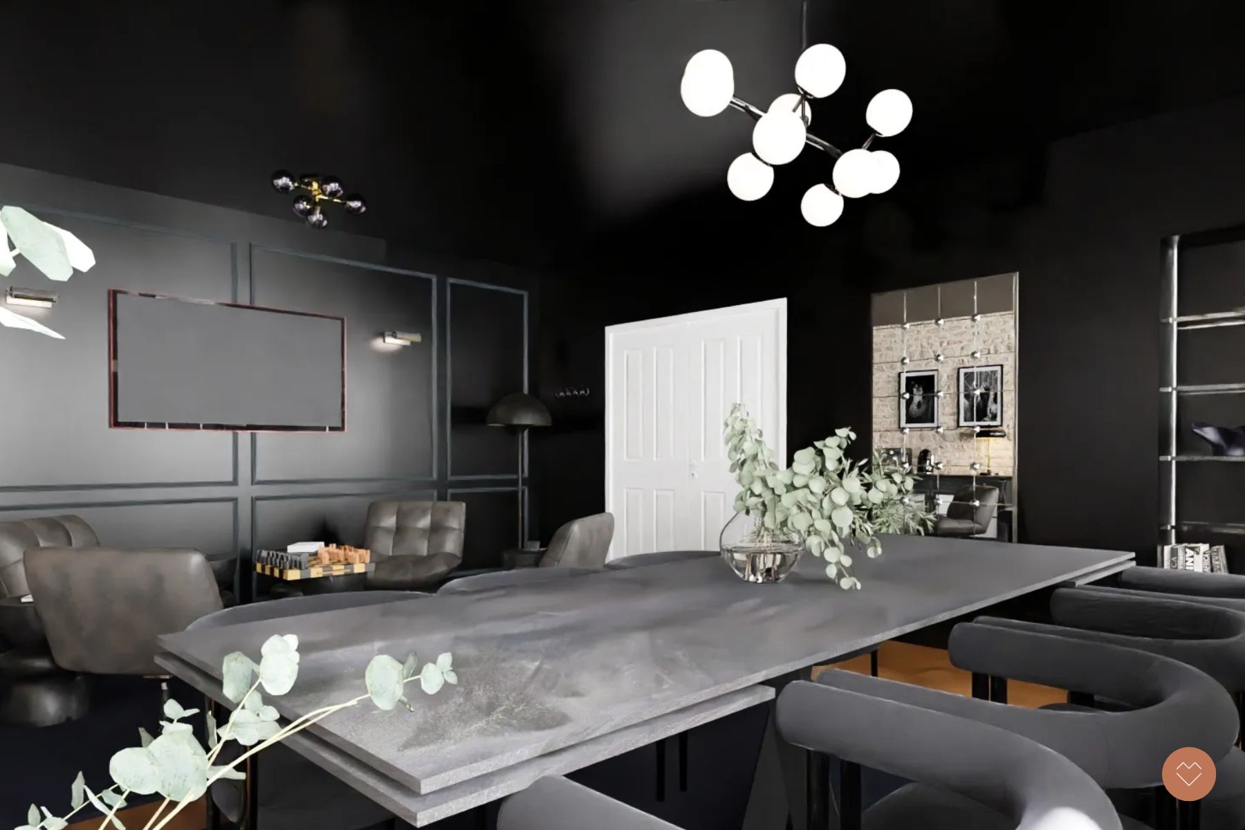 3D-salle-reunion-noir-espace-professionnel studio-podcast-moka-miela